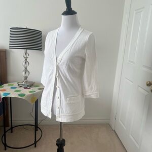 Old Navy white Cotton cardigan